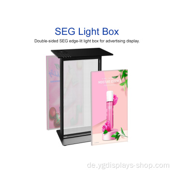 LED-Lichtbox Ladestation Display LED-Signage